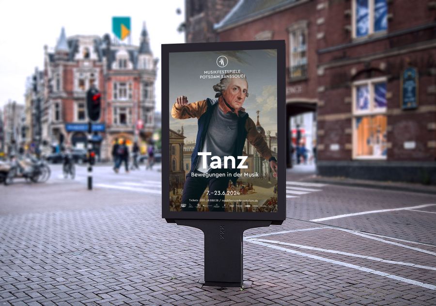 musikfestspiele potsdam plakt mockup